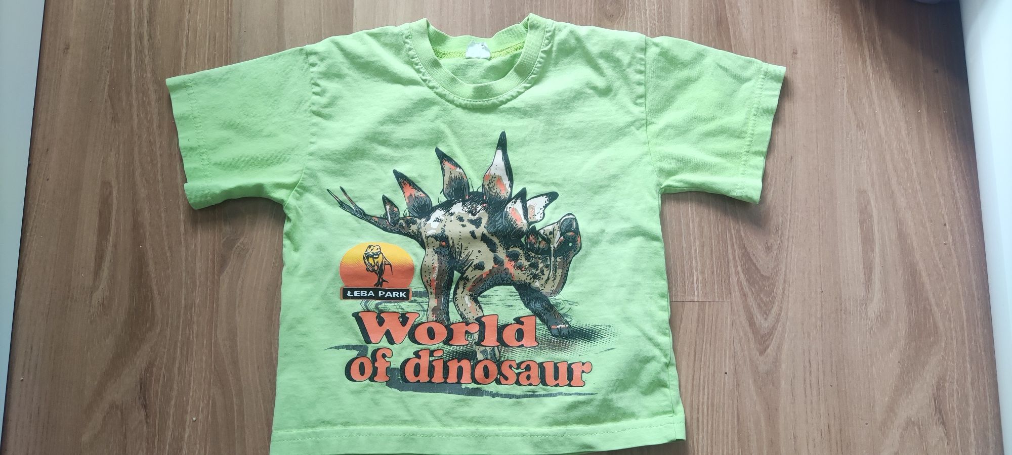 Bluzka koszulka z krótkim rękawem t-shirt dla chłopca r 92 dinozaur