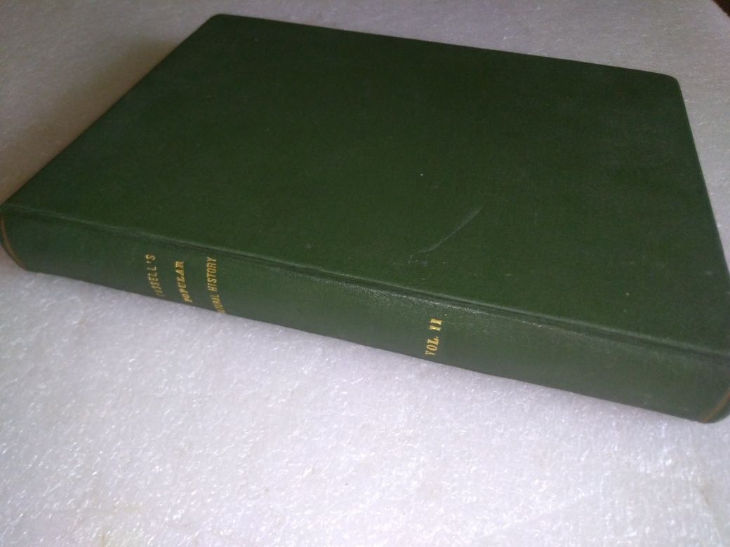 Raro e Antigo Livro cassell's popular natural history vol.2