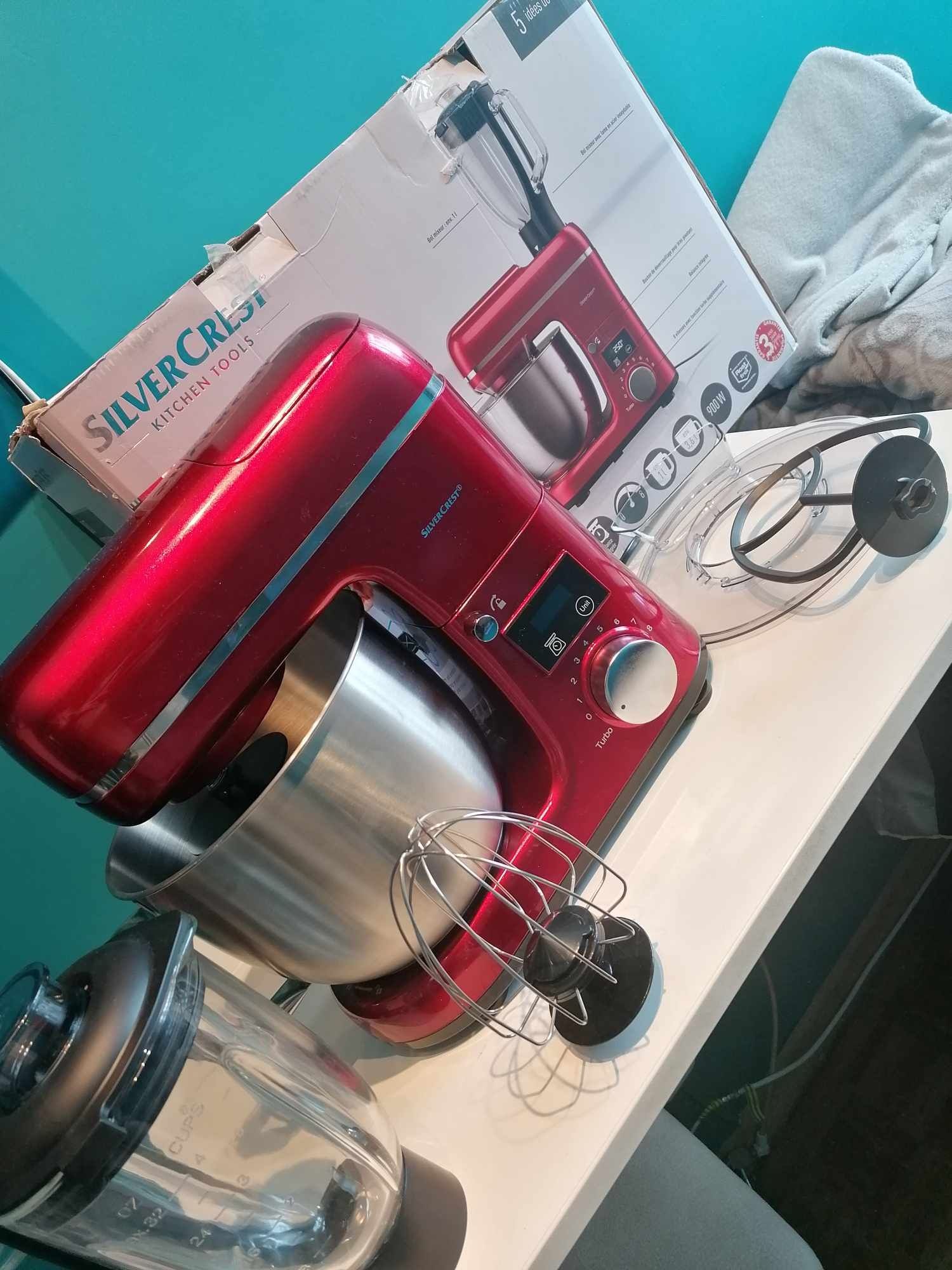 Robot kuchenny SilverCrest  900 W czerwony