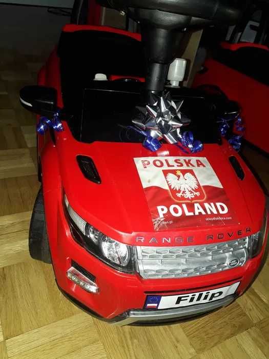 Tablica rejestracyjna na jeździk  z imieniem Filip