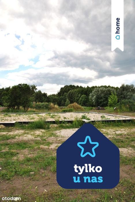 Działka 976 m2 z domem w budowie - Kruszyn Kraj.