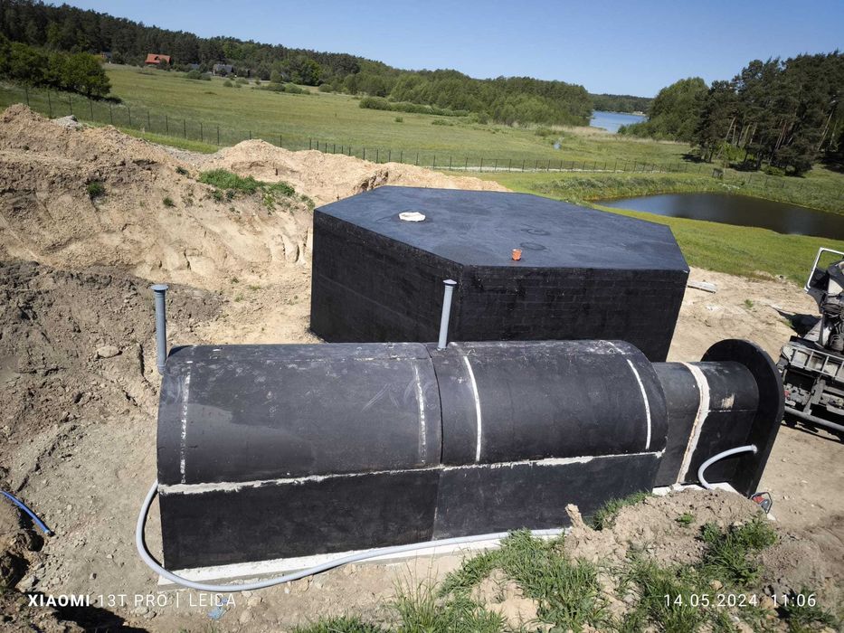 Piwnica betonowa 350 ziemianka ogrodowa B30W8 drzwi schody wentylacja