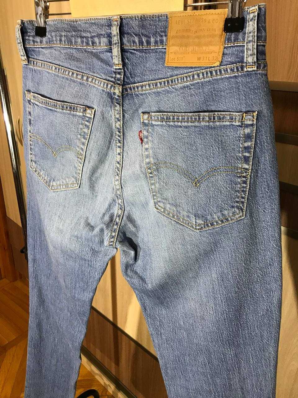 Мужские джинсы штаны Levi's 511 Premium Size 31/32 оригинал
