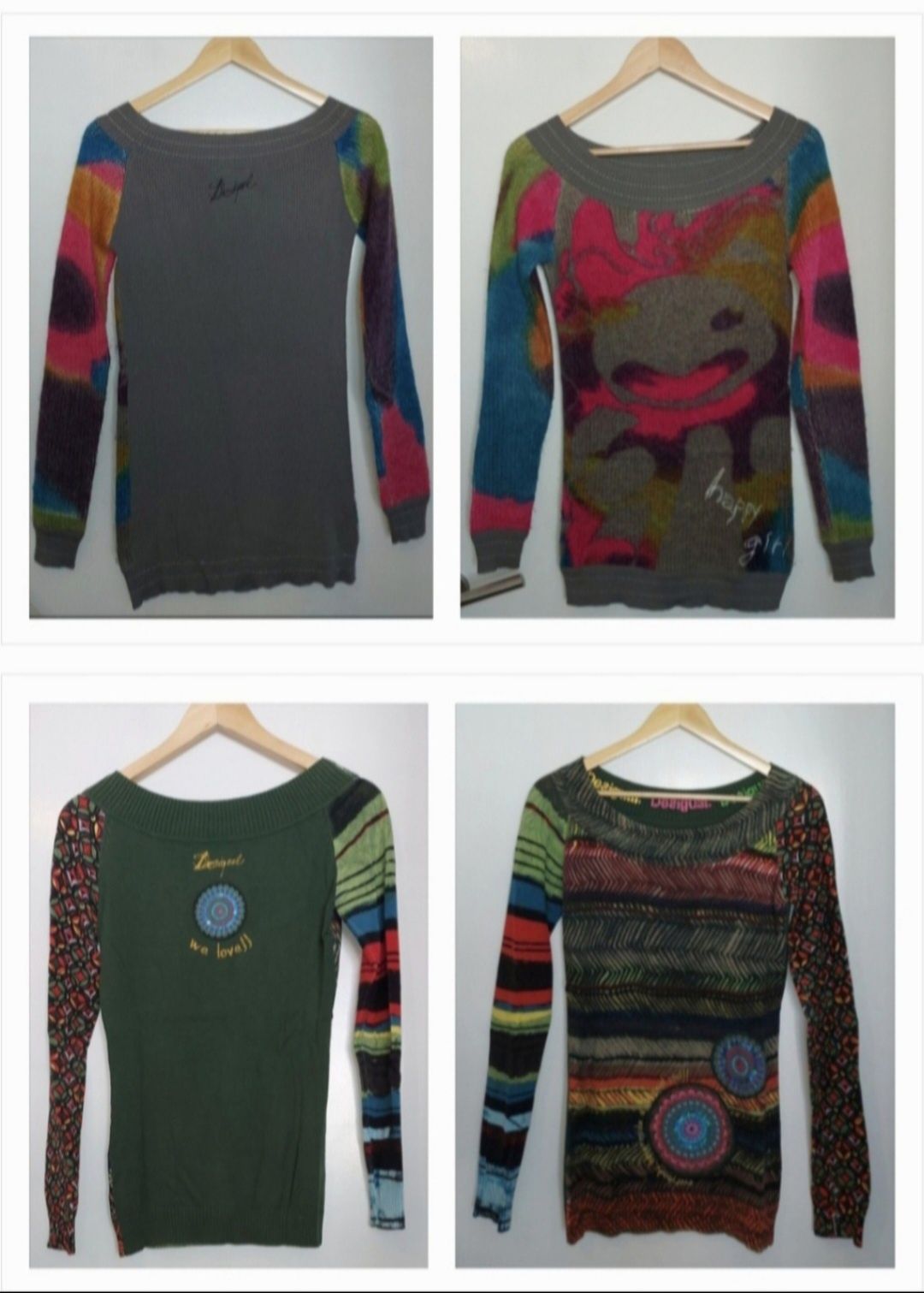 Desigual original : Súeter e/ou pullover tamanho M