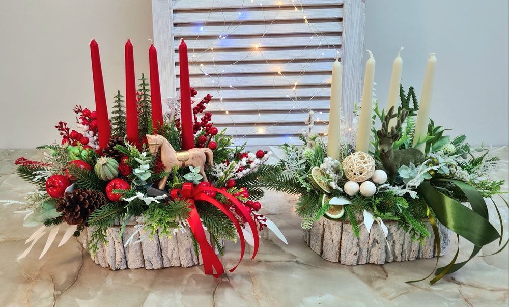 Stroik kompozycja sztuczna na stół