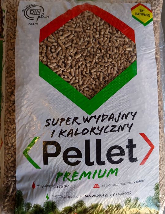 Węgiel,Pelet Pellet sosnowy 6mm A1, EN+A1  DĄB / VERBA / MAGNUM / GOLD