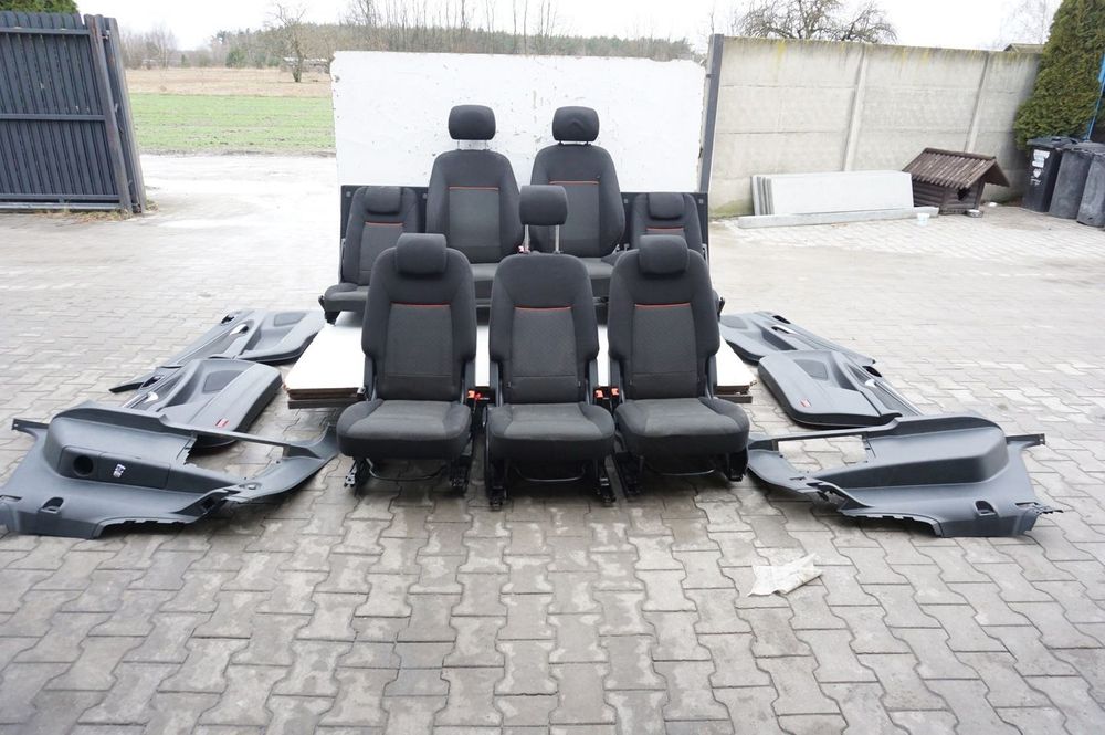 FOTELE SIEDZENIA WNĘTRZE 7 OSÓB FORD S-MAX MK1