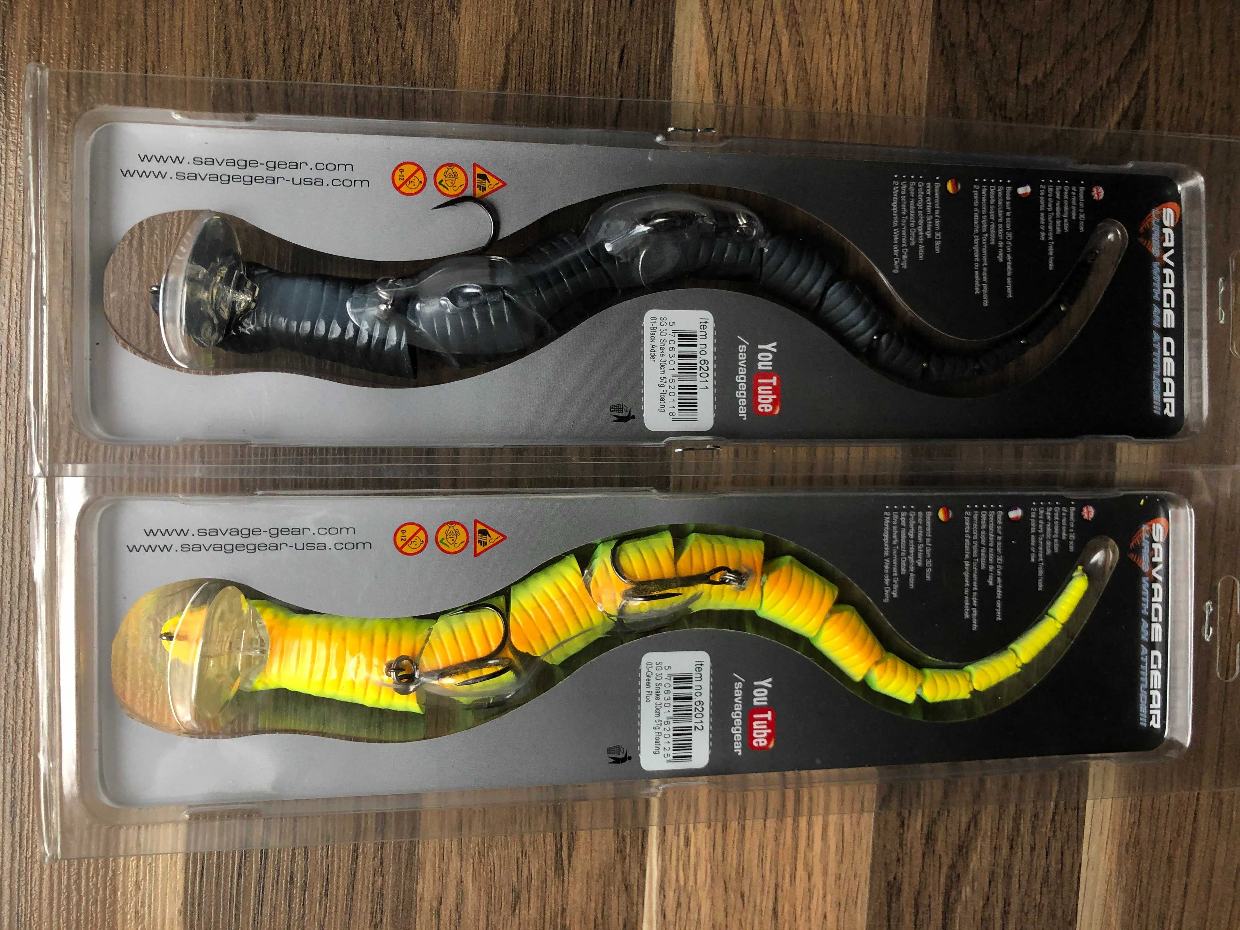 7 szt. Savage Gear 3D Snake Rad zestaw powierzchniowy Szczupak wobler
