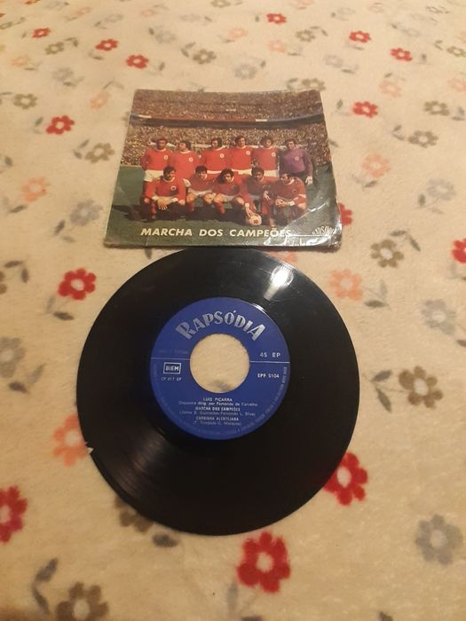 Hino do Benfica, disco de Vinil  para colecionador Marcha dos Campeões