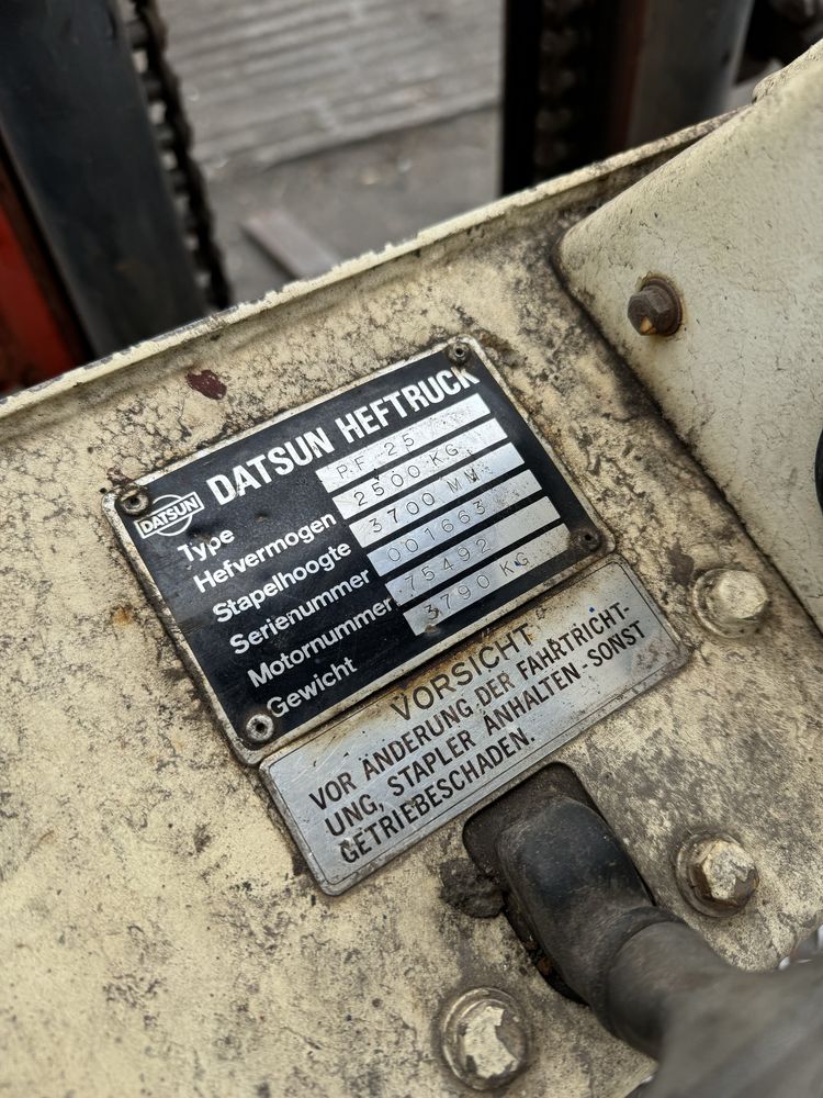 Wozek widowy silnik gaz 3800 waga 2.5 tony udzwig