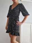 Sukienka w groszki roz.XS Bershka