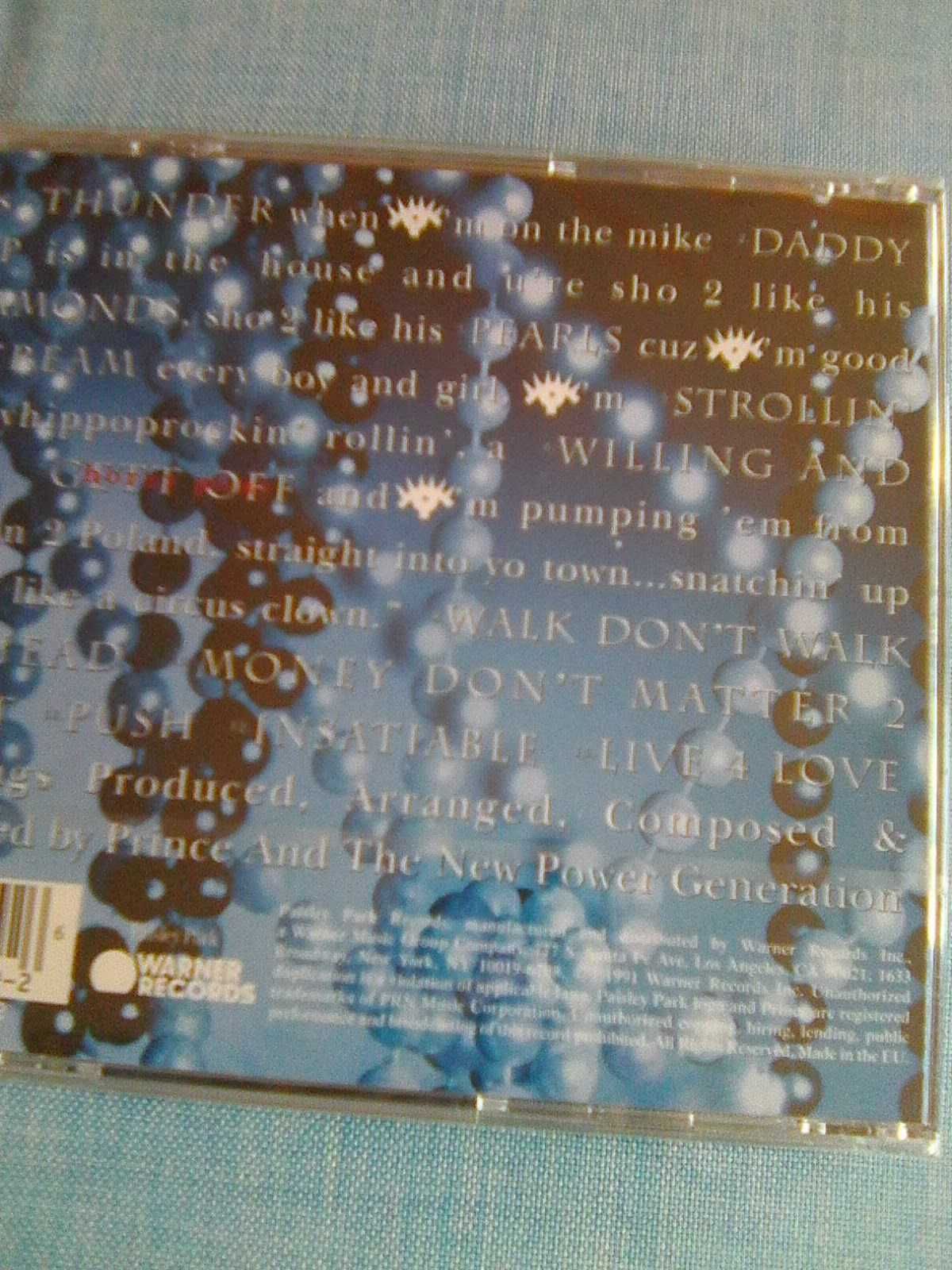 Prince And The Power Generation Diamond And Pearls CD