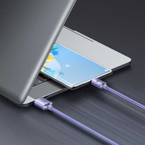 Baseus kabel przewód USB Typ A - USB Typ C 100W 1,2m fioletowy fast
