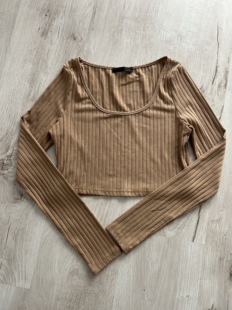 Bluzka top beż cappucino Shein M 38