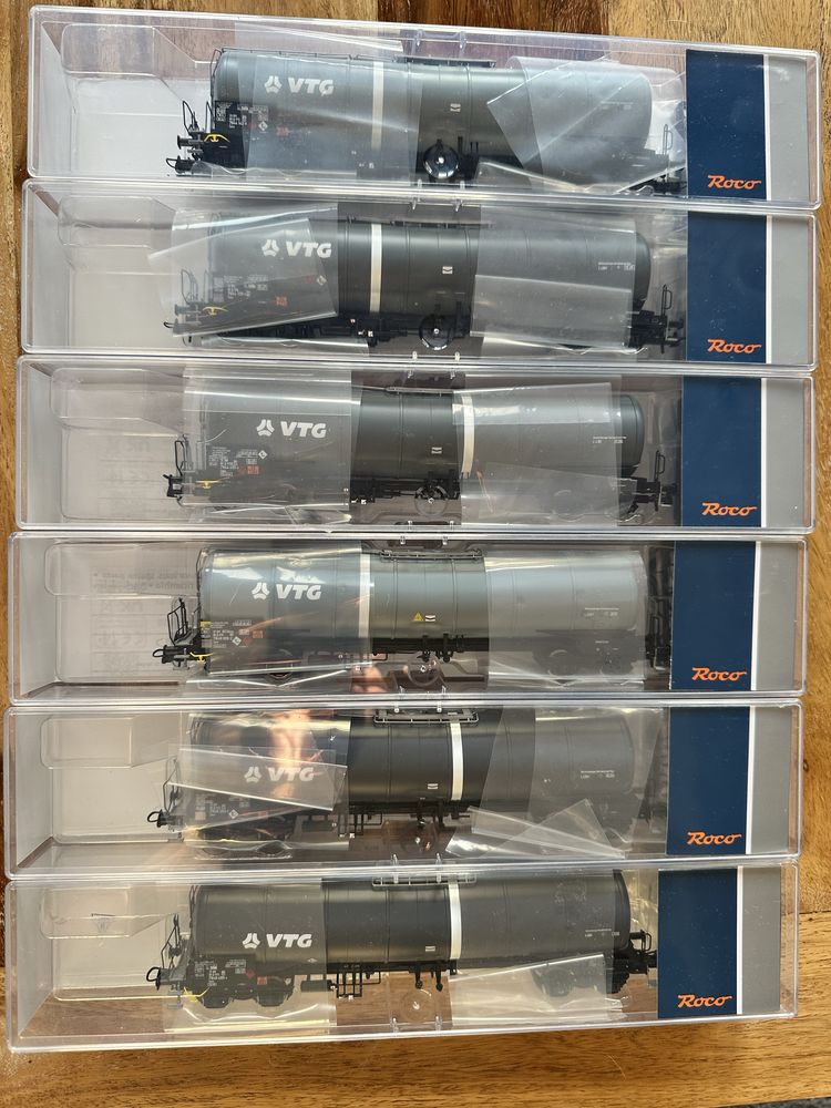 Zestaw Set 6 cystern Roco pasuje do Piko VTG nie PKP
