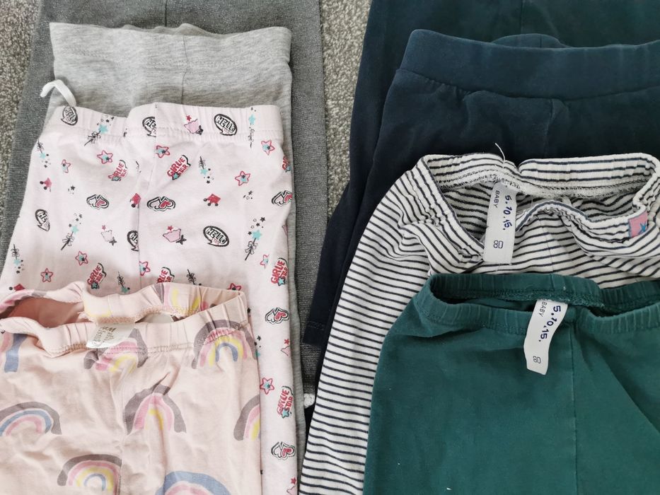 Paka spodenek 8 sztuk smyk, 5.10.15,hm, r.80