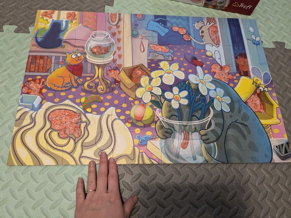 Puzzle Trefl Maxi 24 3+ Secret Puzzle miau miau