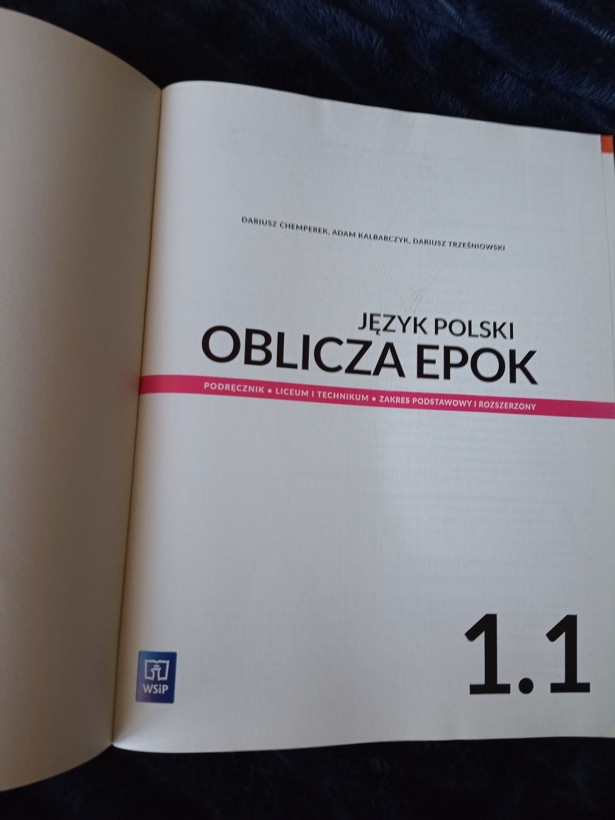 Oblicza epok 1.1 język polski szkoła średnia