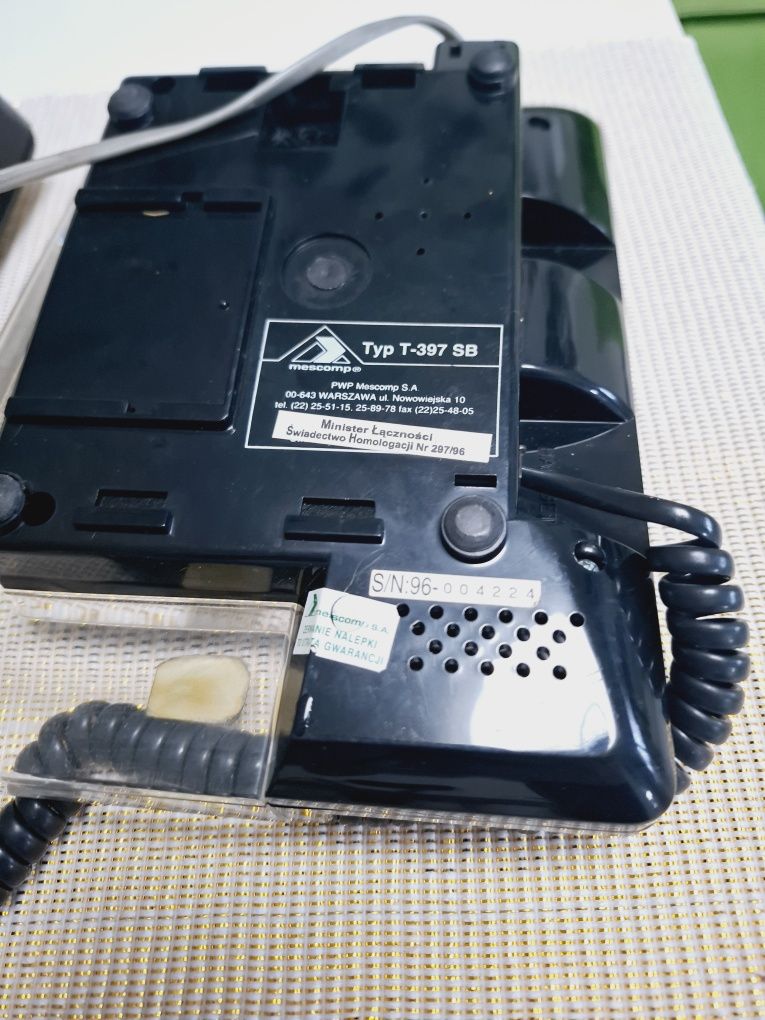 Telefon stacjonarny jak szklany T 397 SB