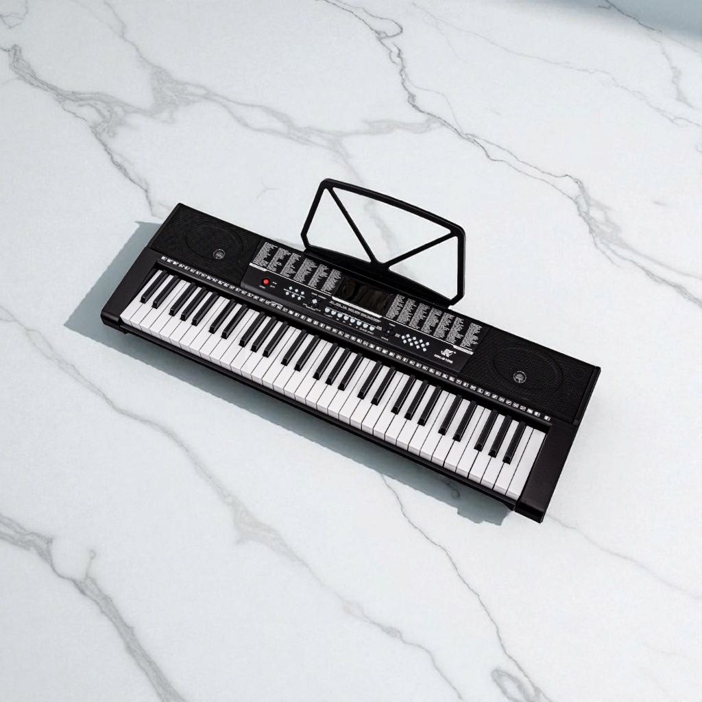 Keyboard 61 klawiszy z podstawką – idealny do nauki gry