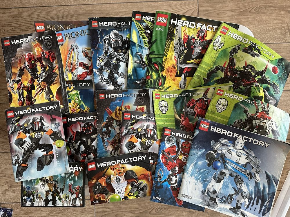 LEGO Hero Factory Bionicle + instrukcje + filmy