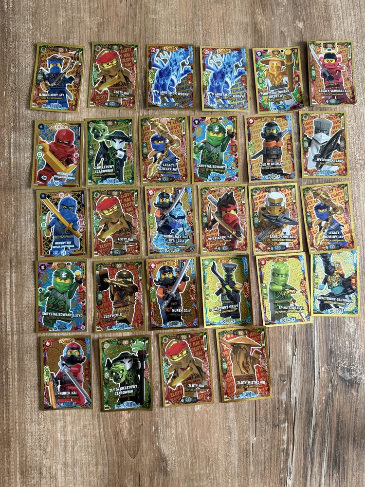 Lego złote karty Ninjago Edycje Limitowane