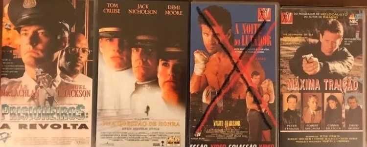 Filmes em VHS (vários géneros)