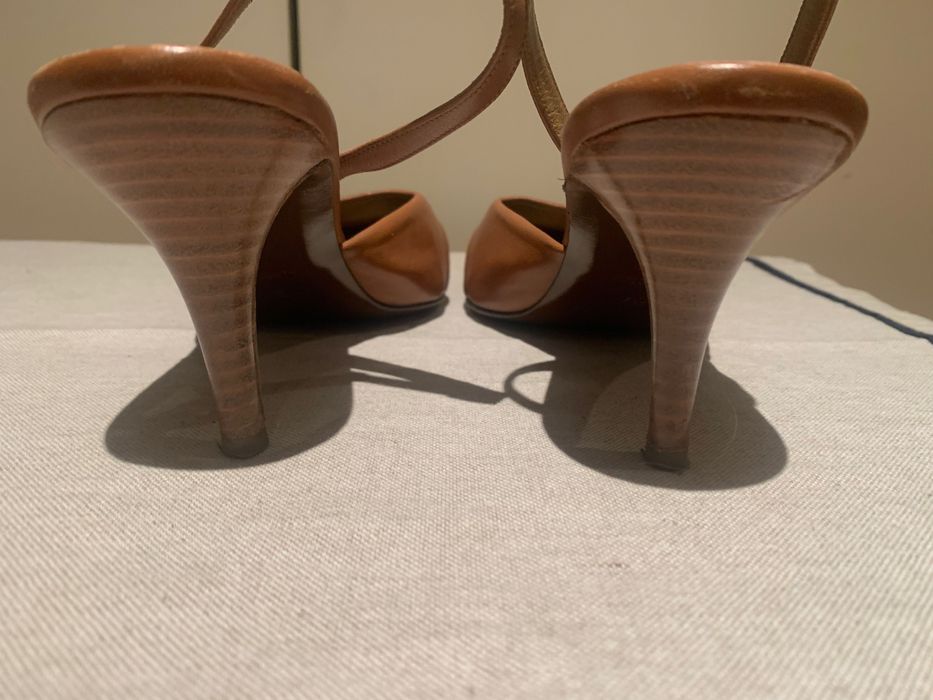Sapatos castanhos senhora