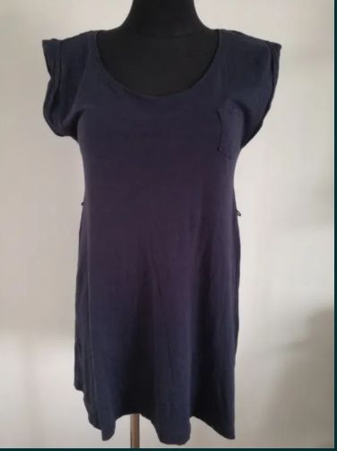 Tunika sukienka koszulka bluzka damska ciążowa over size H&M XS 32 34