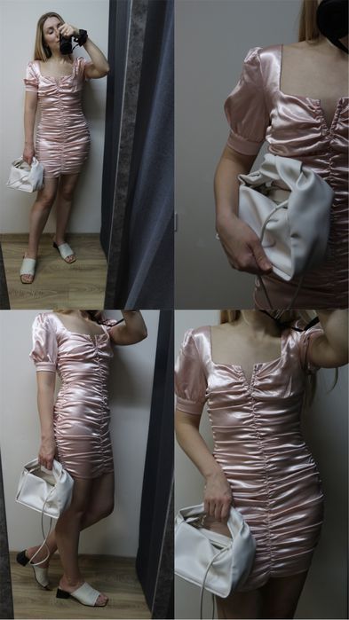 8 Плаття hm, zara shein, сорочка, та квітчаста сукня hm