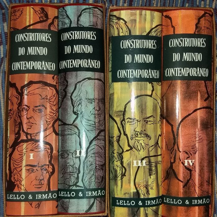 Construtores do Mundo Contemporaneo - 4 Volumes edição: Lello Editores