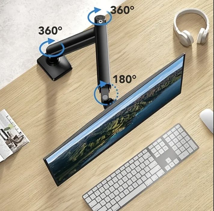 Кронштейн для монітора 13-32ʼ чорний