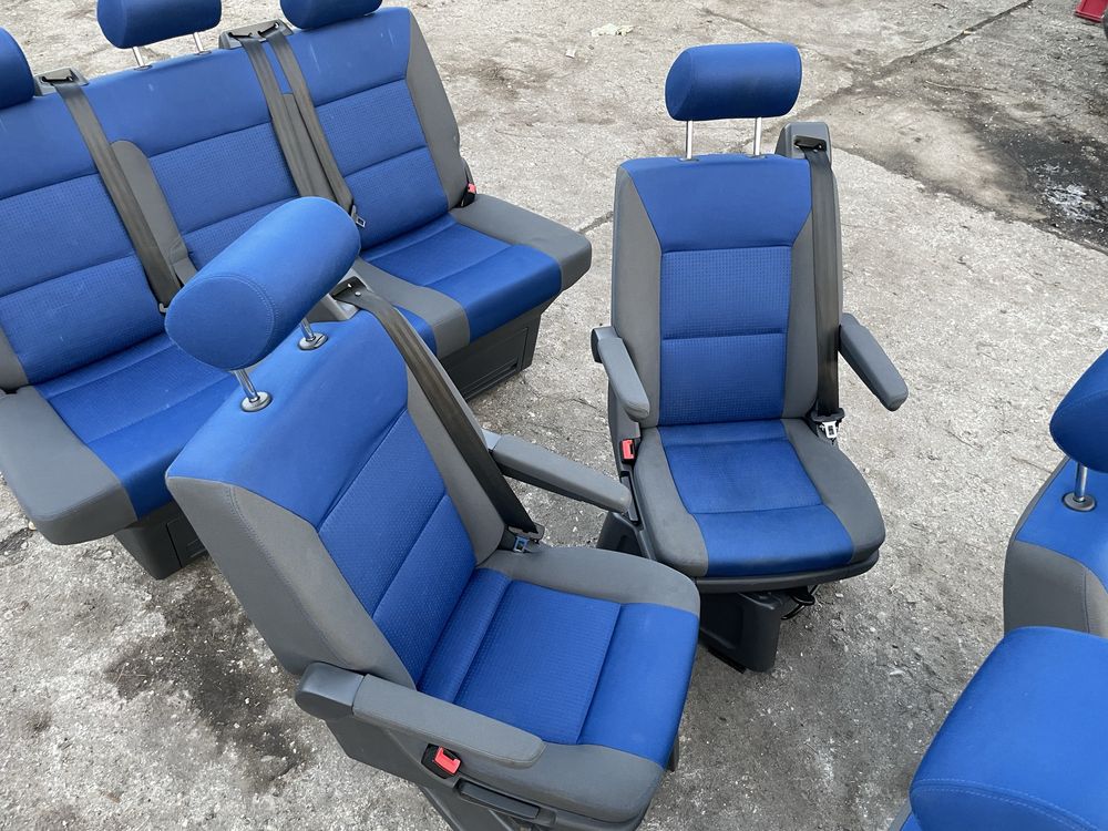 VW T5 Multivan Fotele Kanapa Ławka obrotowe podgrzewane idealny stan