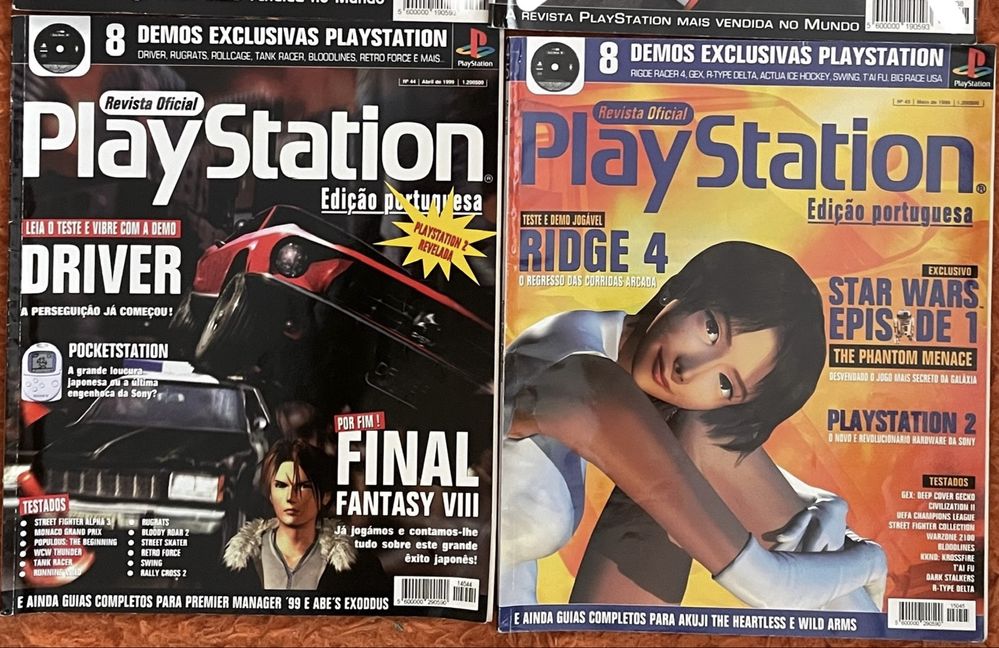 Revistas Playstation Portuguesas antigas