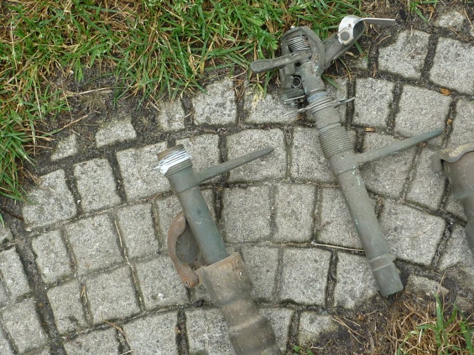 Tomadas de agua e aspersor