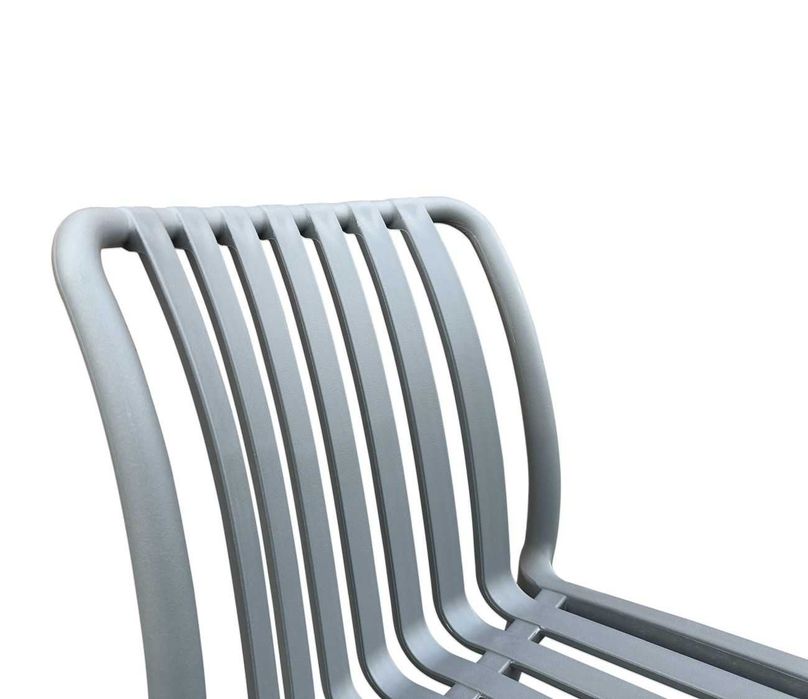 Krzesło ogrodowe Soleo 1 sztaplowane PC-416 BIAŁE, GRAFITOWE OGRÓD