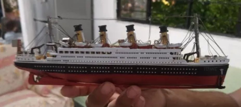 Металлический конструктор 3D пазл корабль Титаник TITANIC, 226 дет.