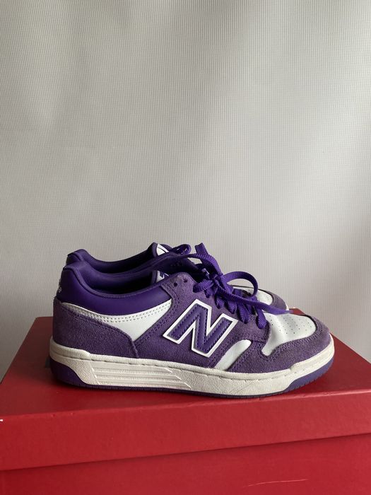 New Balance 480, fioletowo białe rozmiar 40, długość wkładki 25cm