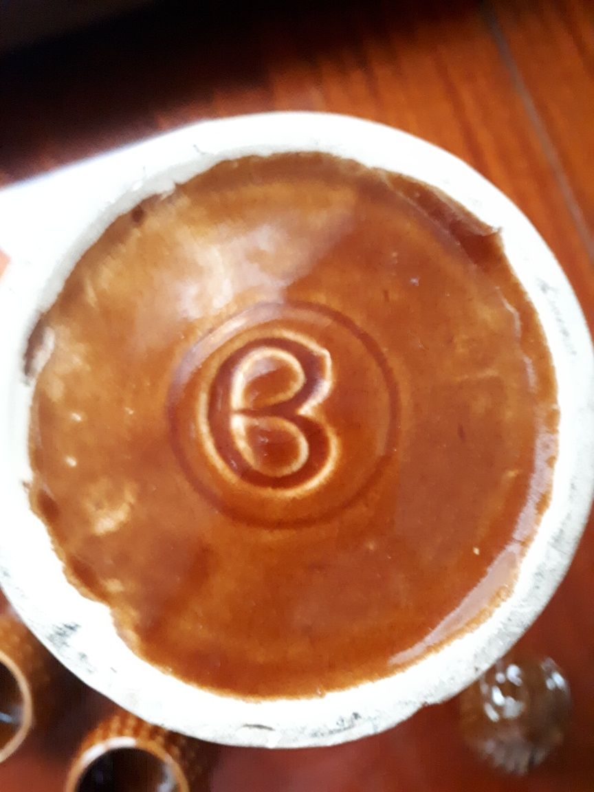 Zestaw ceramiczny Karafka z 6 kieliszkami Piast Bolesławiec