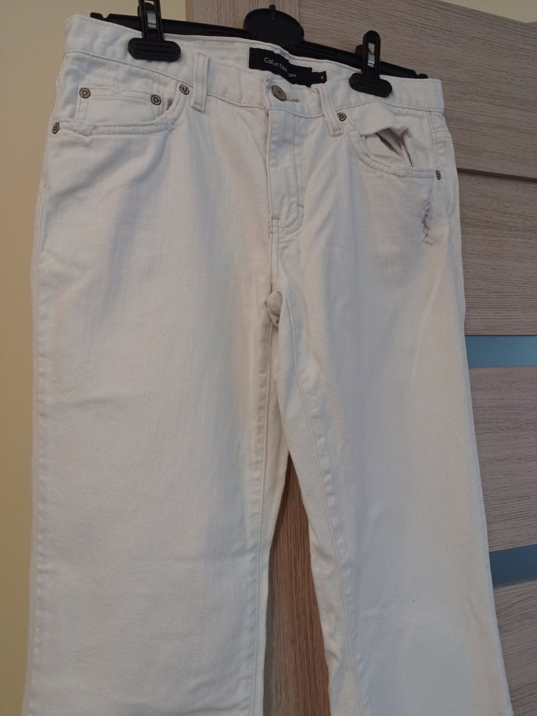 Білі джинси Calvin Klein | Белые джинсы | Boot cut jeans
