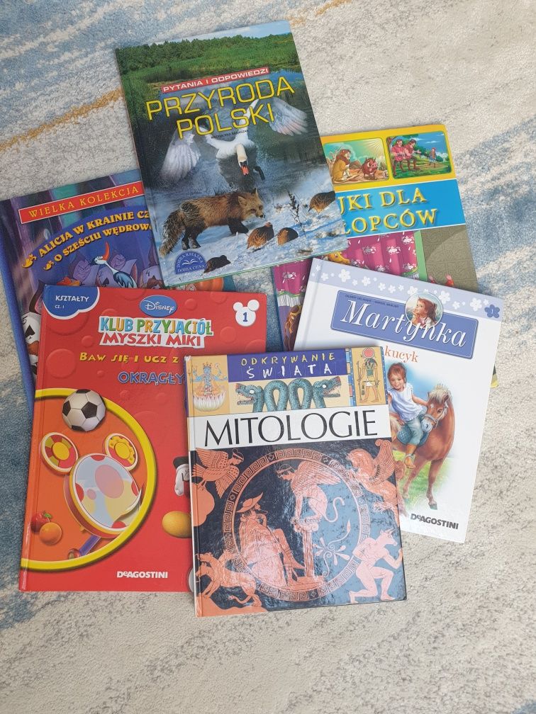 Zestaw 6 książek dla dzieci
