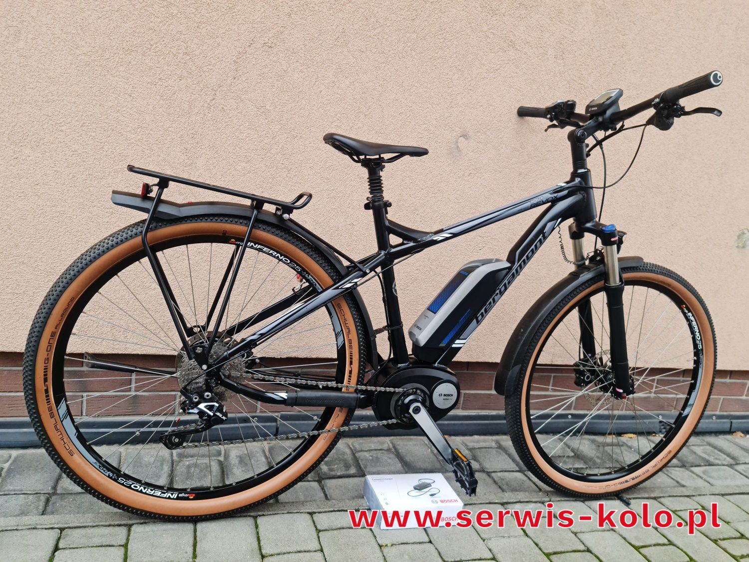 Rower elektryczny górski MTB BERGAMONT koła 29 SHIMANO SLX BOSCH alu
