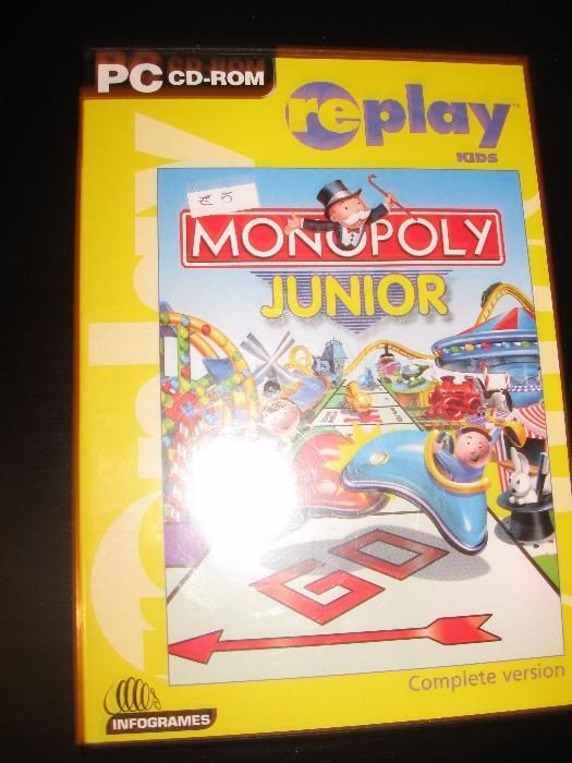 Monopoly Junior jogo em CD original para PC