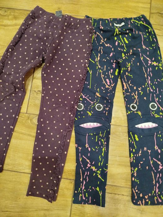 Legginsy getry dla dziewczynki 2pak rozmiar 122cm