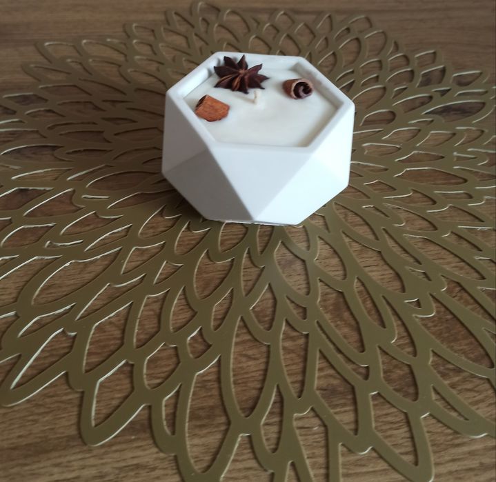 Аромасвічка ручної роботи 100 % соєвий віск