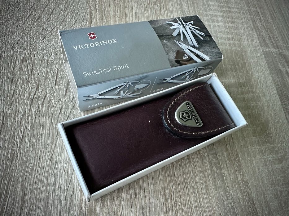 Swiss Tool Spirit X Victorinox, nowy z etui skorzanym
