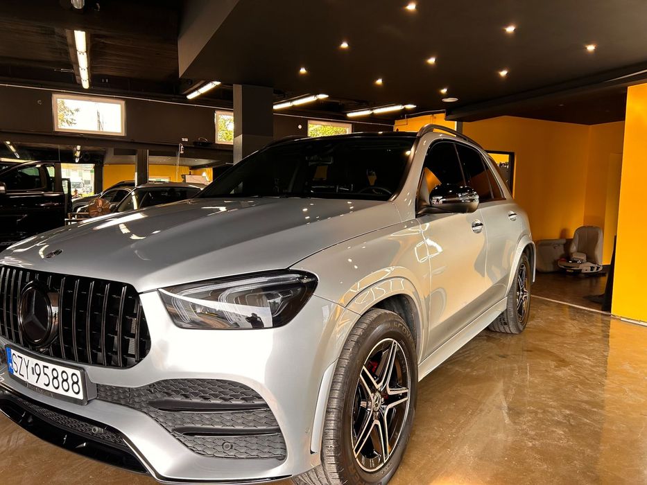 Mercedes-Benz GLE Mercedes GLE 350 4MATIC AMG • Hightech Silver • 2022 • 44 tys. km • F
