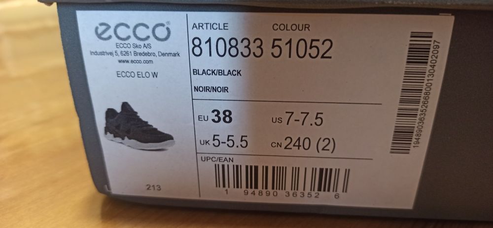 Шкіряні кросівки ECCO