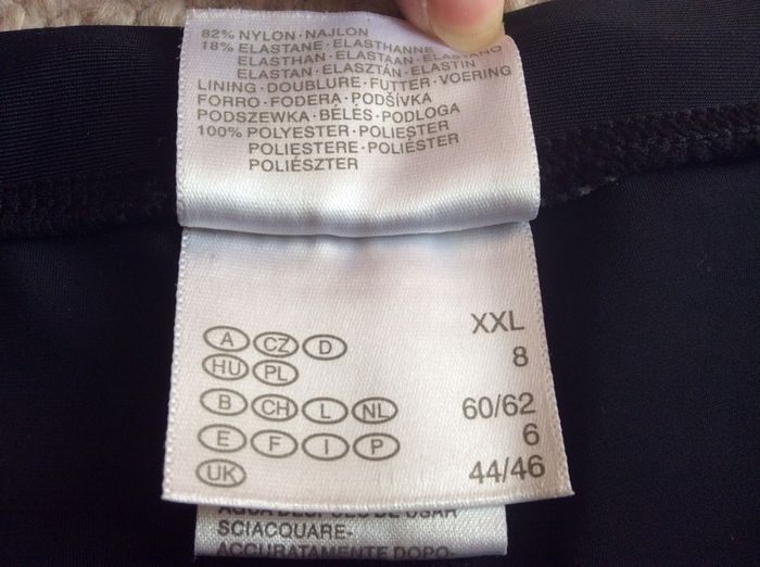 Kąpielówki marki: C&A, basen, L i XXL większe