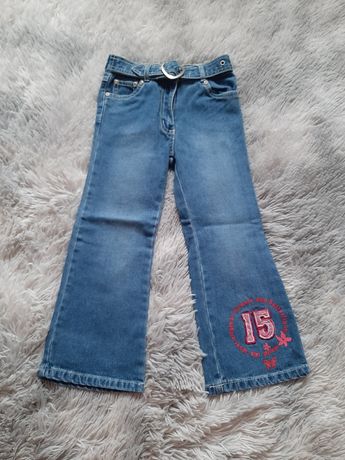 Spodnie jeansowe r. 110-116